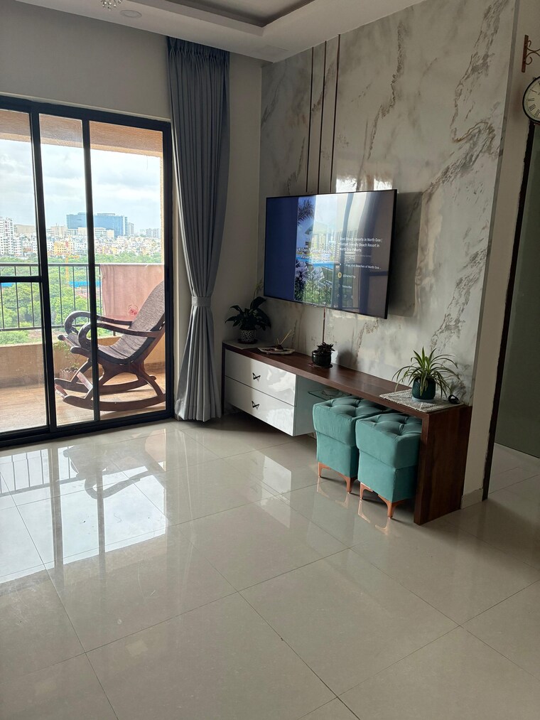 Living Room, shapoorji-pallonji-joyville-celestia 2 Bedroom 950 Sq.Ft. Apartment In Hadapsar Pune 9395047