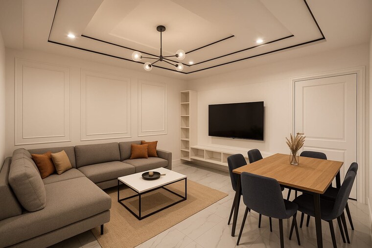 Living Room, aerocity 4 Bedroom 100 Sq.Yd. Villa In Aerocity Mohali 9395050