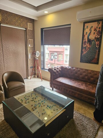 Living Room in 4 BHK Builder Floor at Sushant Lok I – for Rent