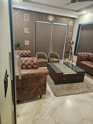 Living Room in 4 BHK Builder Floor at Sushant Lok I – for Rent