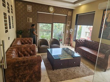 Living Room in 4 BHK Builder Floor at Sushant Lok I – for Rent