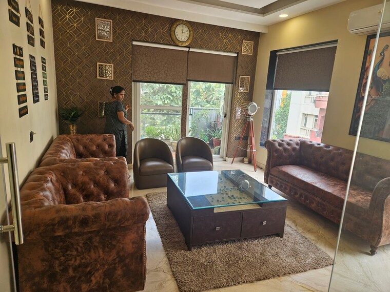 Living Room, sushant lok i 4 Bedroom 3200 Sq.Ft. Builder Floor In Sushant Lok I Gurgaon 9395239