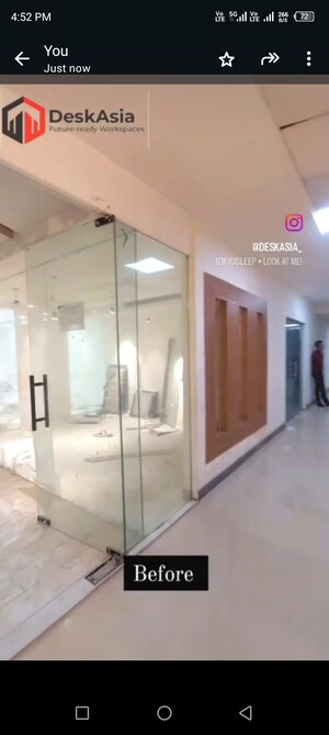 Floor Plan in  Office Space at Galaxy Welldone Tech Park, Sector 48 – for Rent