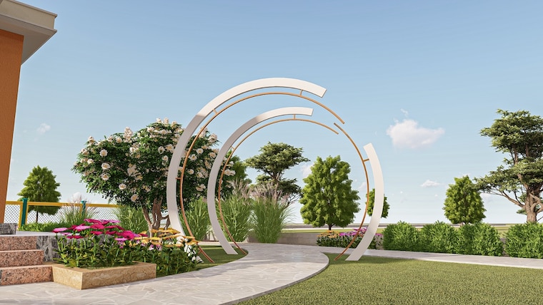 Garden, sumadhuras-gardens-by-the-brook 2 Bedroom 1100 Sq.Ft. Apartment In Shamshabad Hyderabad 9395288