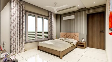 Bedroom in 3 BHK Apartment at Swastik Nakshatra Heights, Tembhode – for Sale