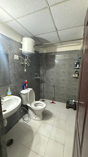 Bathroom in 2.5 BHK Apartment at VVIP Homes, Gaur City 2 – for Rent