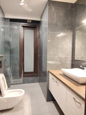 Attached Bathroom in 3 BHK Builder Floor at Greater Kailash I – for Rent