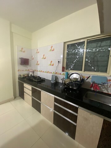 Kitchen in 1 BHK Apartment at SG Lanke Vishwajeet Residency, Kharadi – for Rent