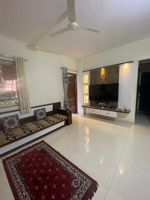 Living Room in 1 BHK Apartment at SG Lanke Vishwajeet Residency, Kharadi – for Rent