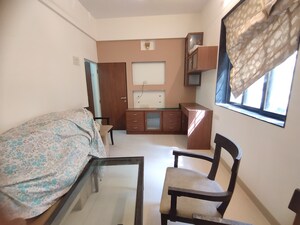 Living Room in 1 BHK Apartment at Bhagya Nagar CHSL, Mahim West – for Rent