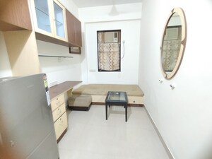 Bathroom in 1 BHK Apartment at Bhagya Nagar CHSL, Mahim West – for Rent