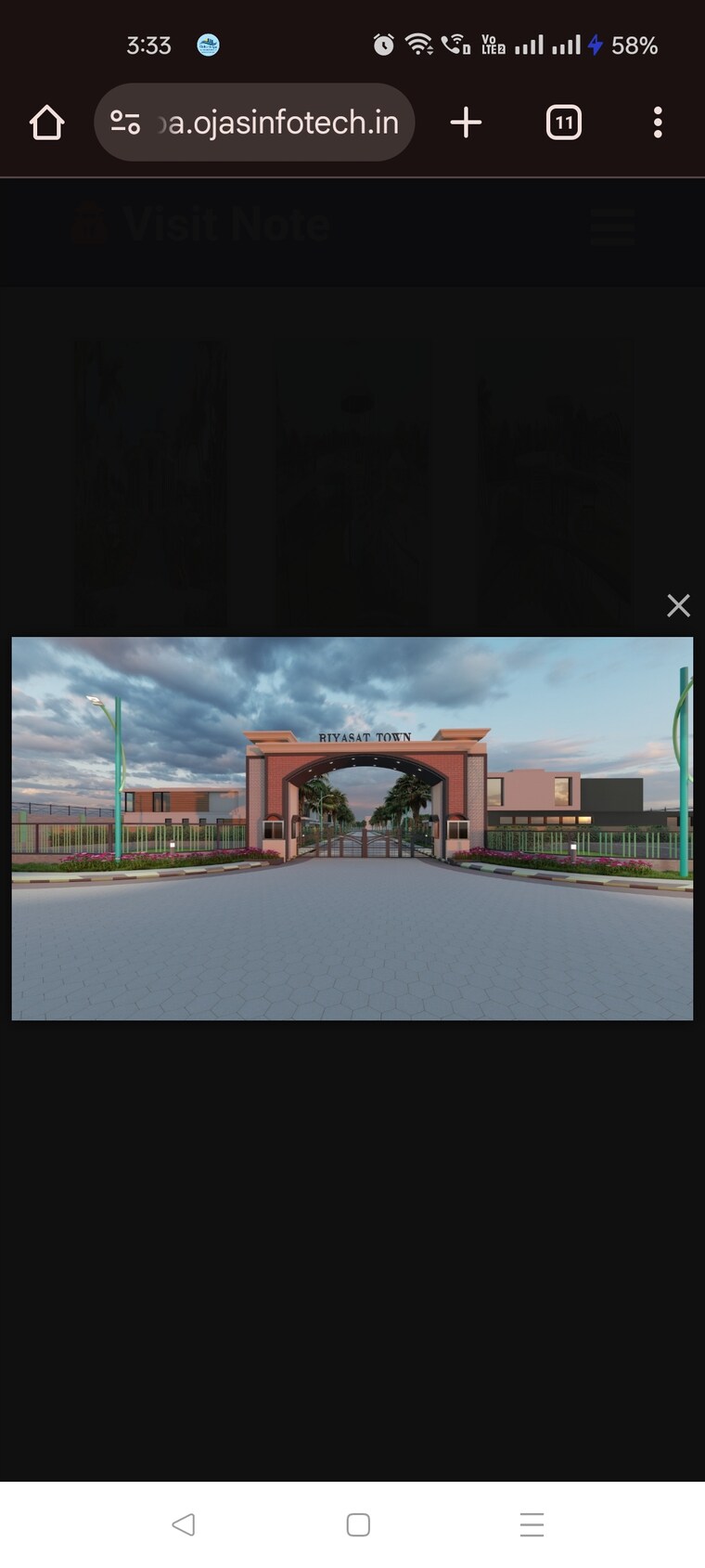 Exterior View, riyasat-town  111 Sq.Yd. Plot In Shivdaspura Jaipur 9395684