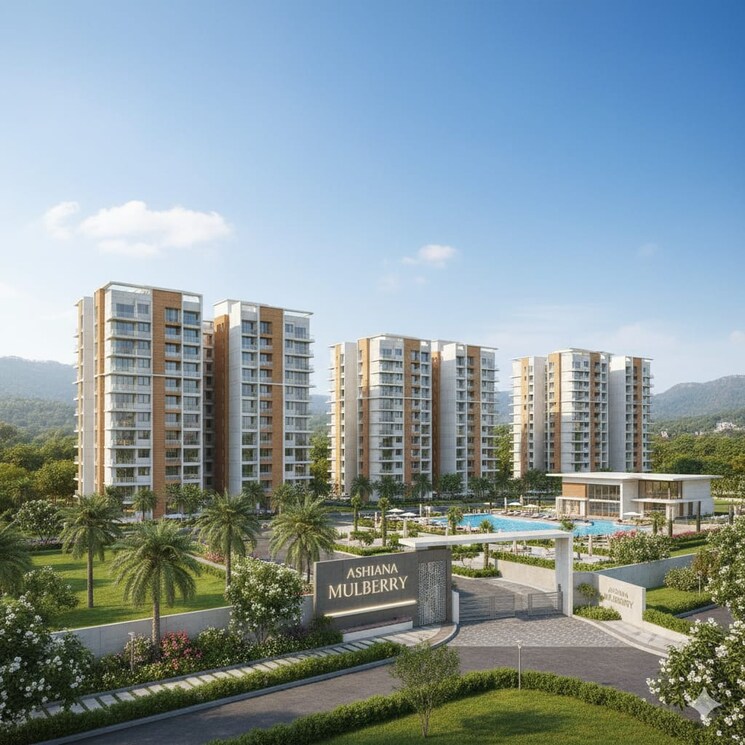Exterior View, ashiana-mulberry 3 Bedroom 2281 Sq.Ft. Apartment In Sohna Sector 2 Gurgaon 9395700