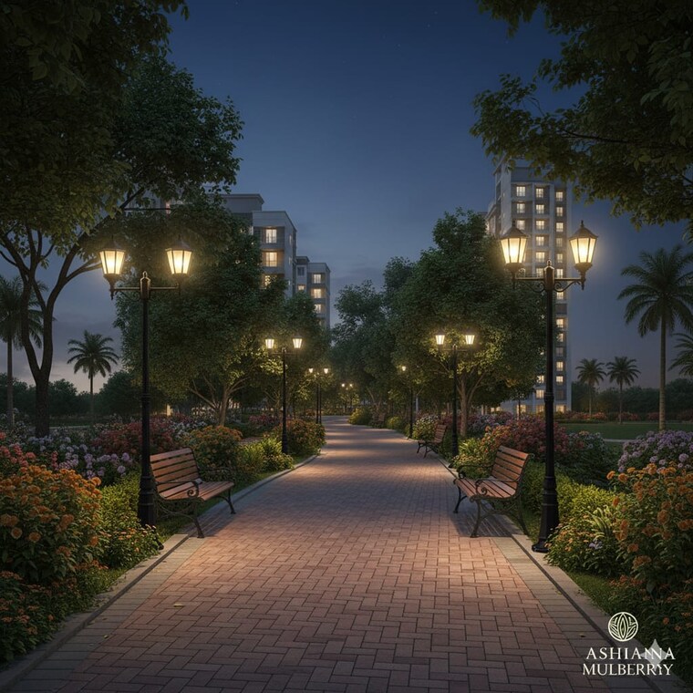 Garden, ashiana-mulberry 3 Bedroom 2281 Sq.Ft. Apartment In Sohna Sector 2 Gurgaon 9395700