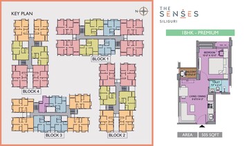 Floor Plan in 2 BHK Apartment at Dagapur – for Sale