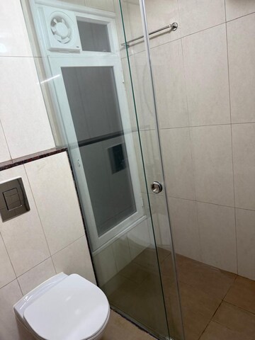 Bathroom in 3 BHK Apartment at L&T Raintree Boulevard, Hebbal – for Rent