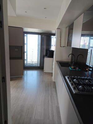Kitchen in 3 BHK Apartment at Lodha The World Towers World One Tier 2, Worli – for Rent