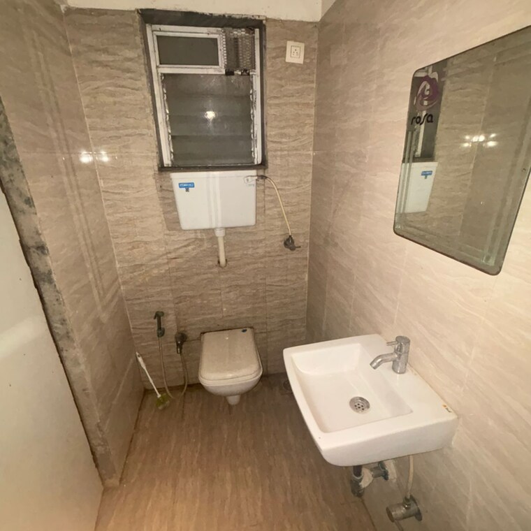 Bathroom, rosa-elite 1 Bedroom 434 Sq.Ft. Apartment In Bhayandarpada Thane 9396777