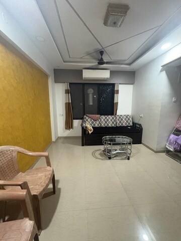 Living Room in 1 BHK Apartment at Vihang Valley Rio, Kasarvadavali – for Rent