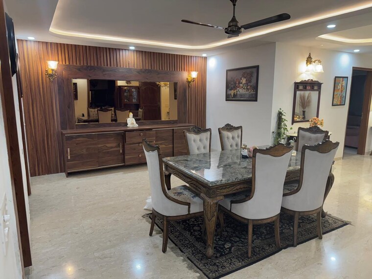 Dining area, omaxe-new-chandigarh 3 Bedroom 2550 Sq.Ft. Builder Floor In North Mullanpur Chandigarh 9396973
