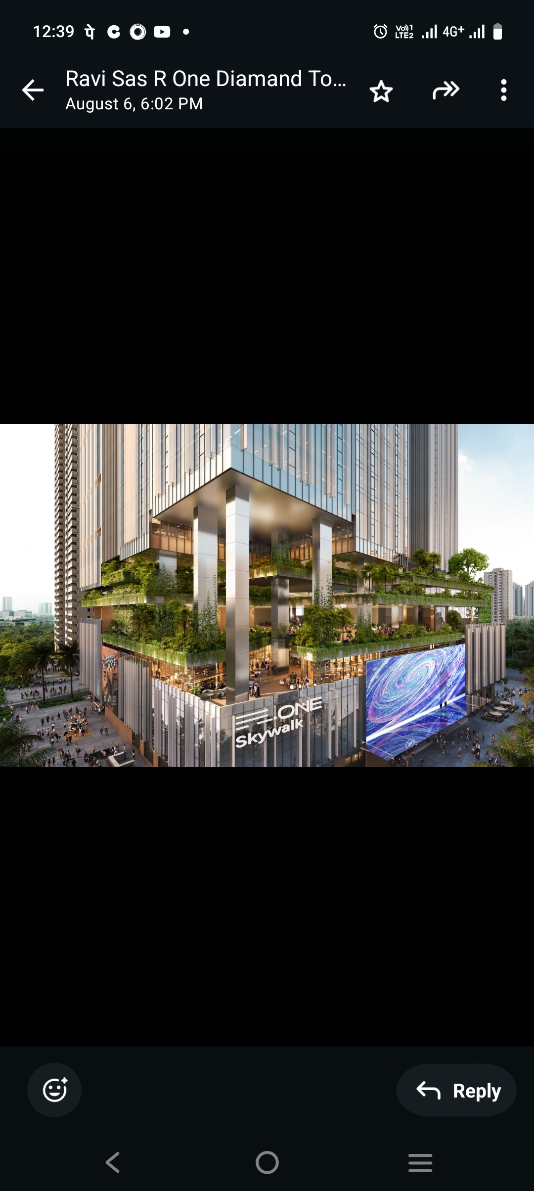 Office Space For Sale in R One Diamond Towers In F