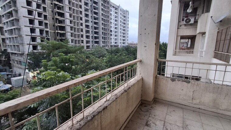 Balcony, goel-ganga-amrut-ganga 2 Bedroom 1010 Sq.Ft. Apartment In Sinhagad Pune 9397300