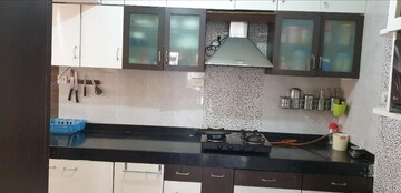Kitchen in 2 BHK Apartment at Tanishq Apartment, Kharadi – for Rent