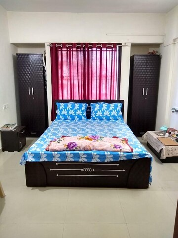 Bedroom in 2 BHK Apartment at Tanishq Apartment, Kharadi – for Rent