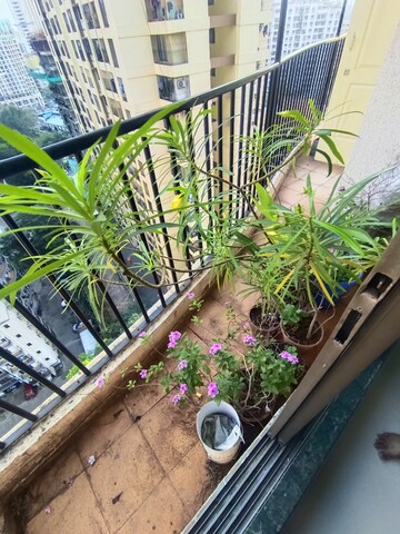 Balcony in 2.5 BHK Apartment at Everest World Lavender, Kolshet Road – for Sale