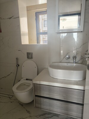 Bathroom in 2 BHK Apartment at Sheth Irene, Malad West – for Rent