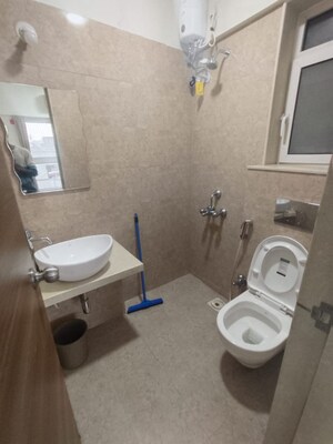 Bathroom in 1 BHK Apartment at Ajmera Shikhar, Malad West – for Rent