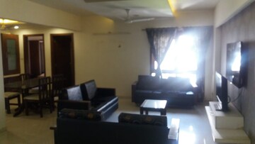 Living Room in 3 BHK Apartment at Bodakdev – for Rent