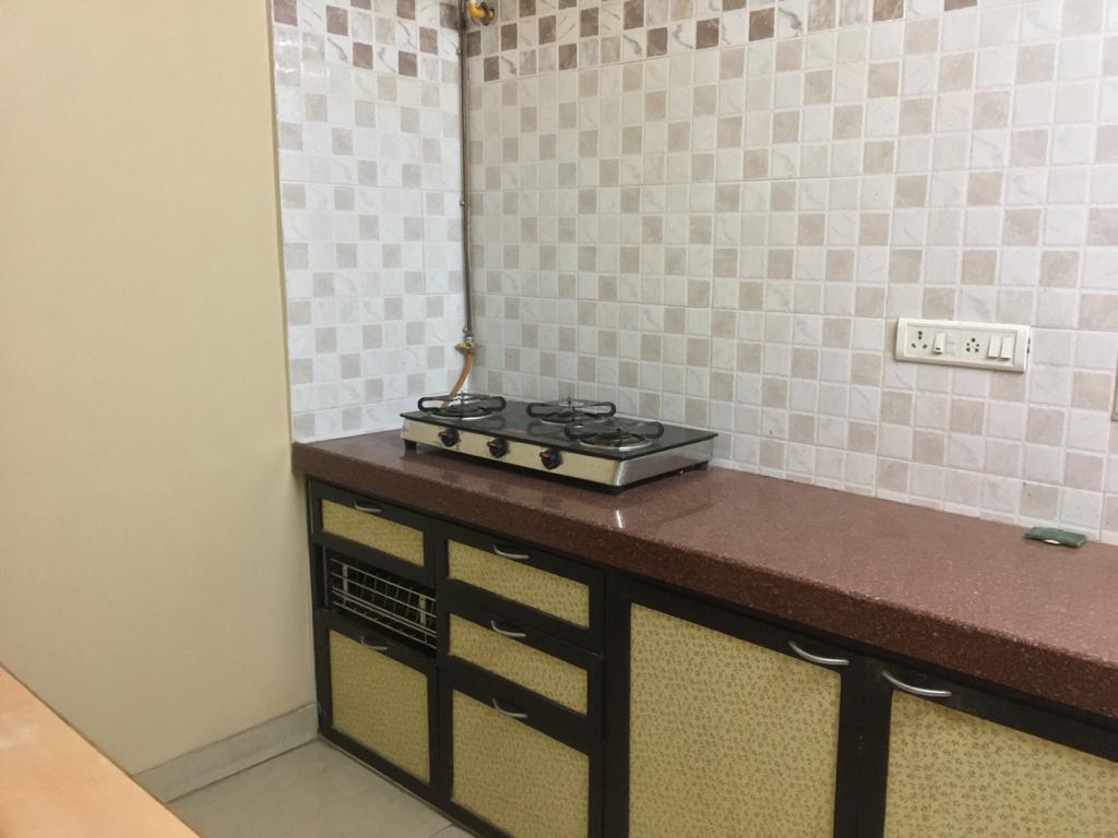 Kitchen in 1 BHK Apartment at Tulshidham Complex, Thane West – for Sale
