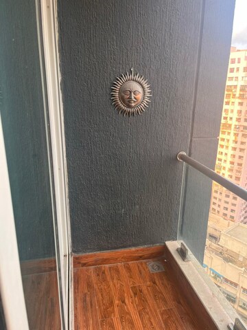 Balcony in 2 BHK Apartment at Ajmera Aeon, Bhakti Park – for Rent