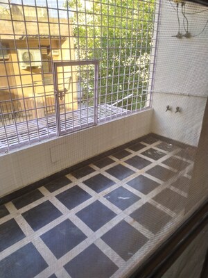 Balcony in 4 BHK Builder Floor at Greater Kailash I – for Rent