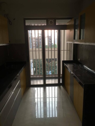 Kitchen in 3 BHK Apartment at The Wadhwa Anmol Fortune, Goregaon West – for Rent