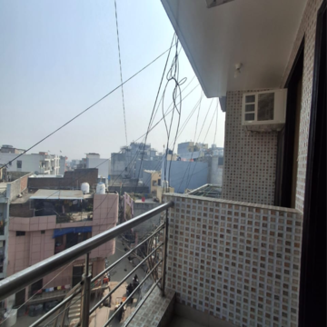 Balcony in 1 BHK Builder Floor at Saket – for Rent