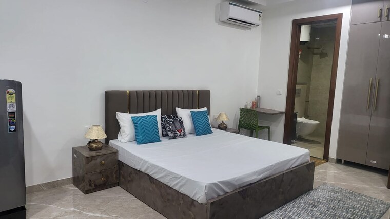 Bedroom, sector 31 Studio 653 Sq.Ft. Builder Floor In Sector 31 Gurgaon 9397633