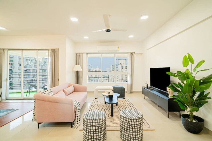 Master Bedroom, viola-alba 3 Bedroom 1594 Sq.Ft. Apartment In Powai Mumbai 9397634