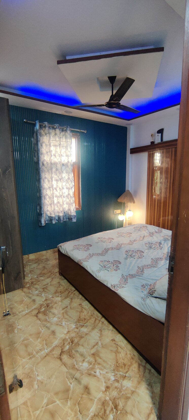 Bedroom, dwarka mor 2 Bedroom 650 Sq.Ft. Builder Floor In Dwarka Mor Delhi 9397776