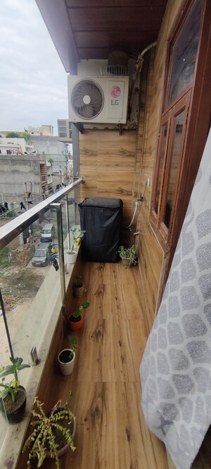 Balcony in 2 BHK Builder Floor at Dwarka Mor – for Rent