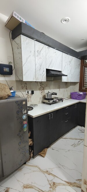 Kitchen in 1 BHK Builder Floor at Dwarka Mor – for Rent