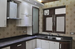 Kitchen in 3 BHK Builder Floor at Greater Kailash I – for Rent