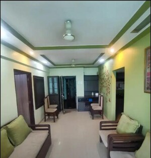 Living Room in 3 BHK Apartment at Tulsi Sagar, Nerul – for Sale