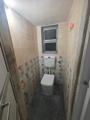 Bathroom in 1 BHK Apartment at Rajgad Chs Seawoods, Seawoods – for Rent