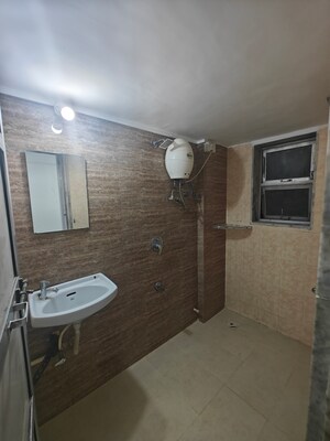 Bathroom in 1 BHK Apartment at Rajgad Chs Seawoods, Seawoods – for Rent