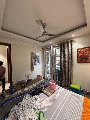 Bedroom in 3 BHK Builder Floor at Nehru Enclave – for Rent