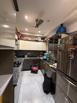 Kitchen in 3 BHK Builder Floor at Nehru Enclave – for Rent