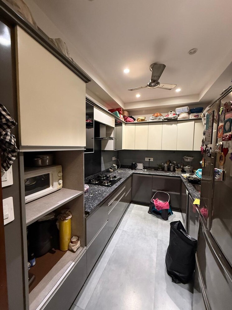 Kitchen, nehru enclave 3 Bedroom 1800 Sq.Ft. Builder Floor In Nehru Enclave Delhi 9397954