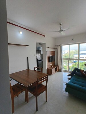 Living Room in 1 BHK Apartment at Sethia Imperial Avenue, Malad East – for Rent